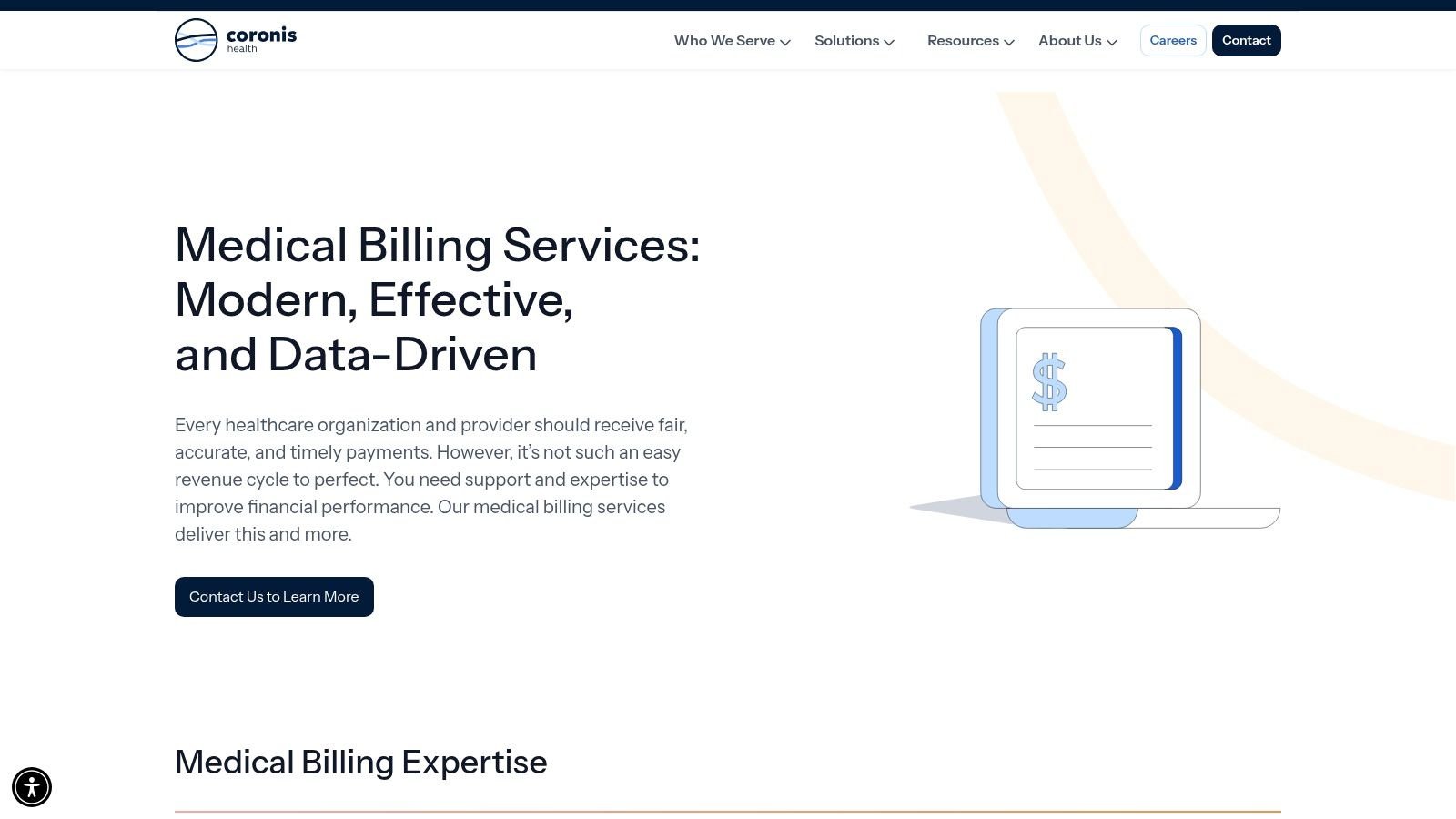 Coronis Health, Specialty-Focused Billing