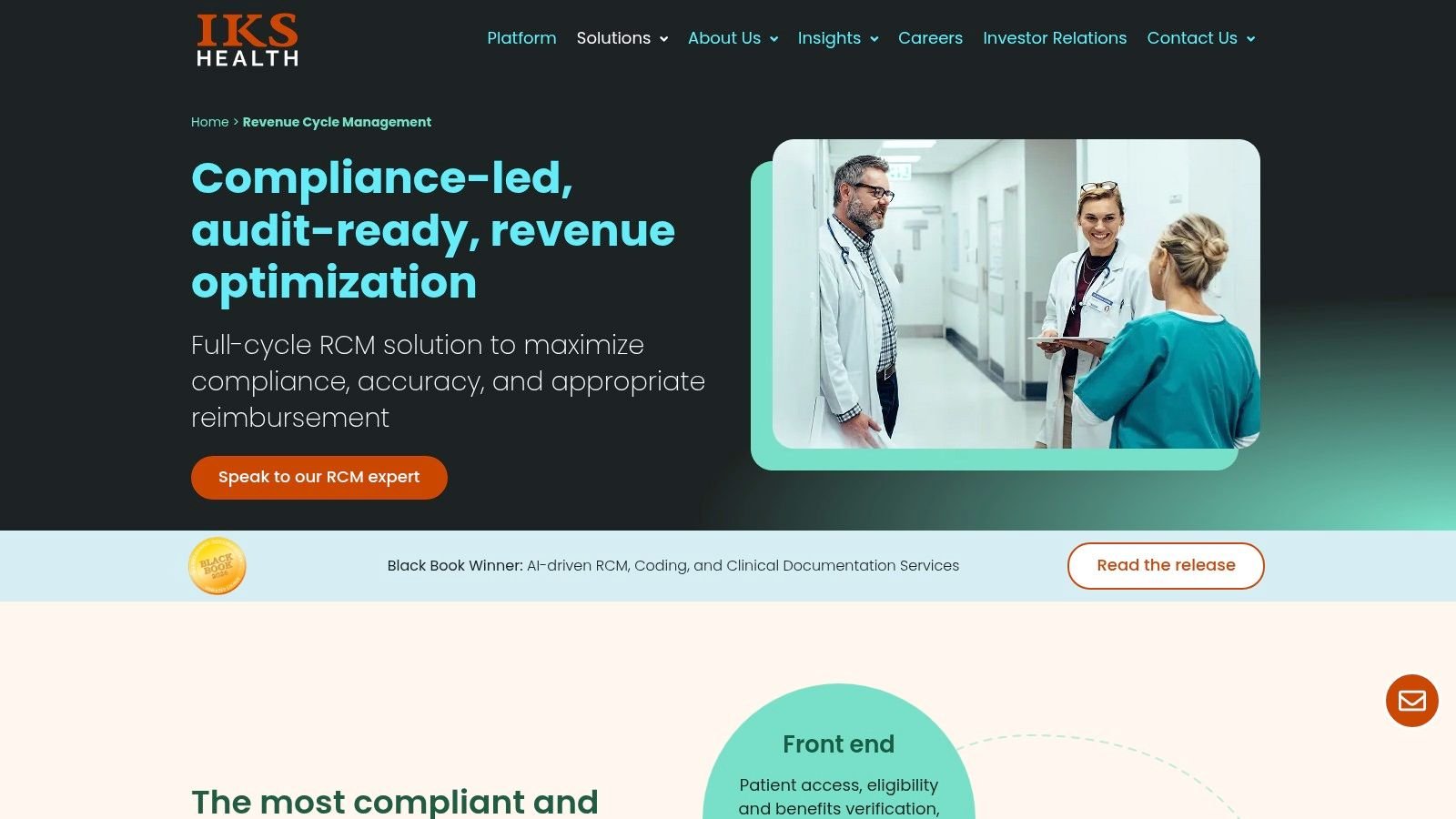 IKS Health, RCM and Physician Enablement